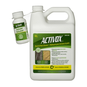 Activox deack and patio cleaner sale at Gillis home hardware
